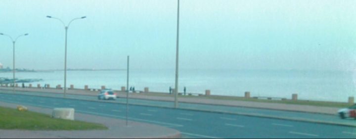 Calçadão no Rio da Prata - Montevidéu