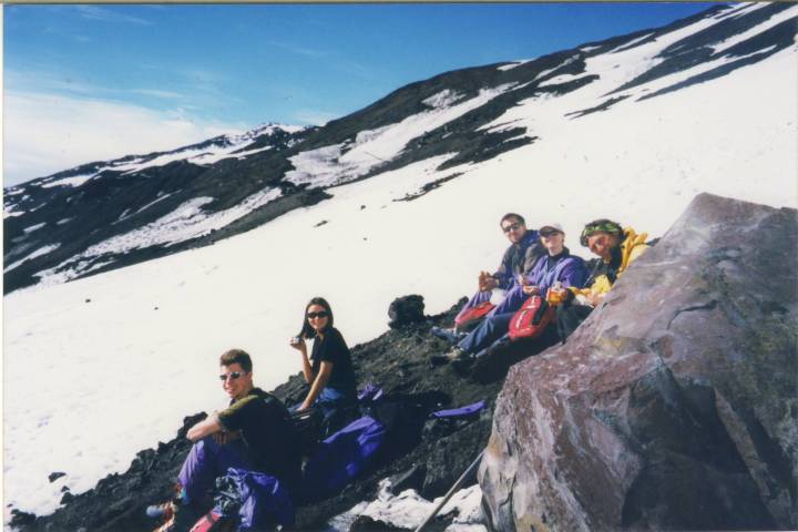 Subindo Vulcão Villarrica - Chile