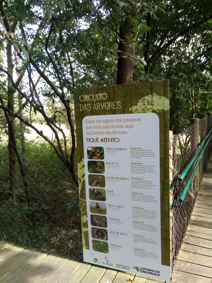 CIRCUITO DAS ÁRVORES PARQUE VILLA LOBOS SP