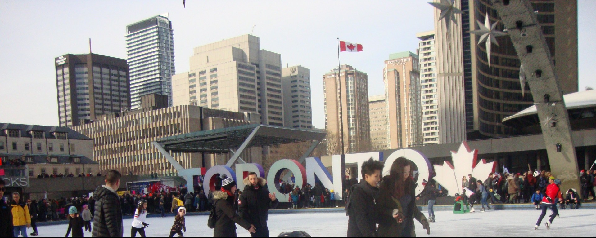 Pista de patinação - City Hall - Toronto - Canadá
