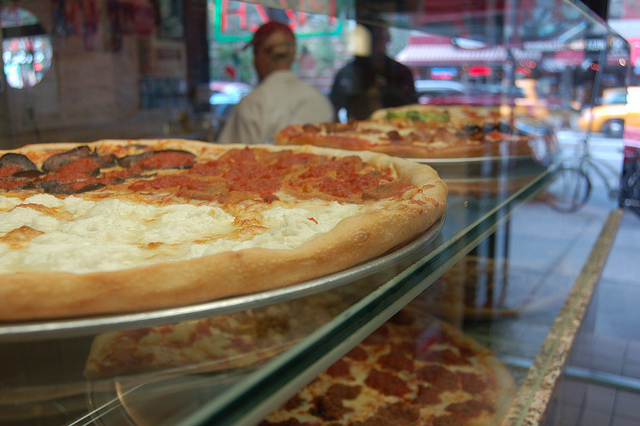Pizzas em Nova Iorque